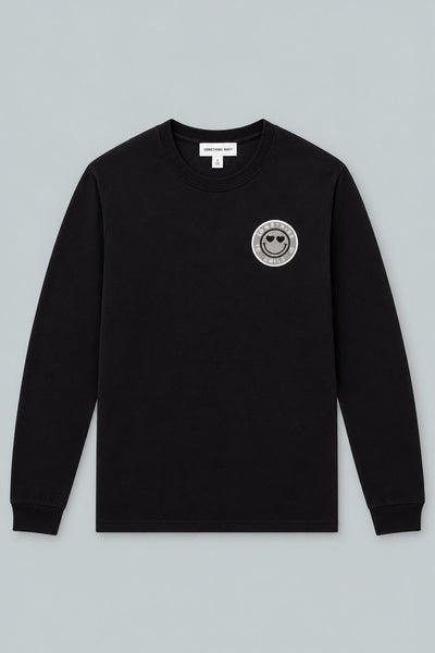 Long Sleeve Logo Tee - Black