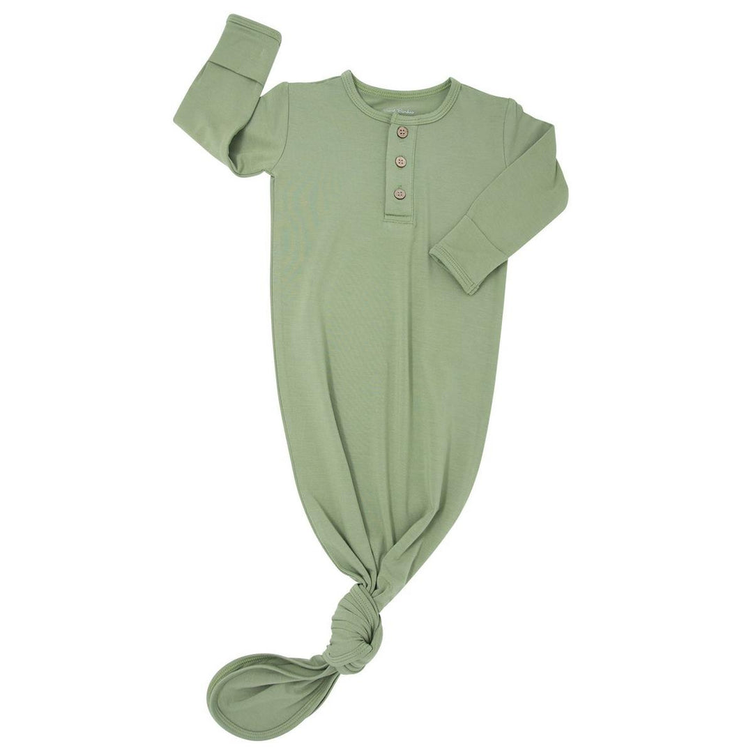 Knotted Gown - Army Green