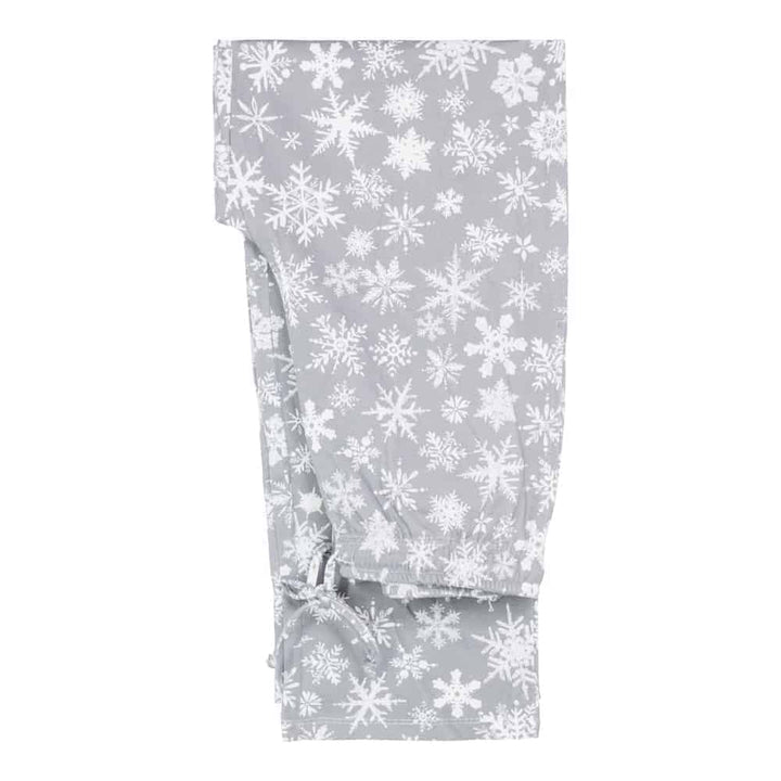 Men's Relaxed Pajama Bottom - Snowflakes