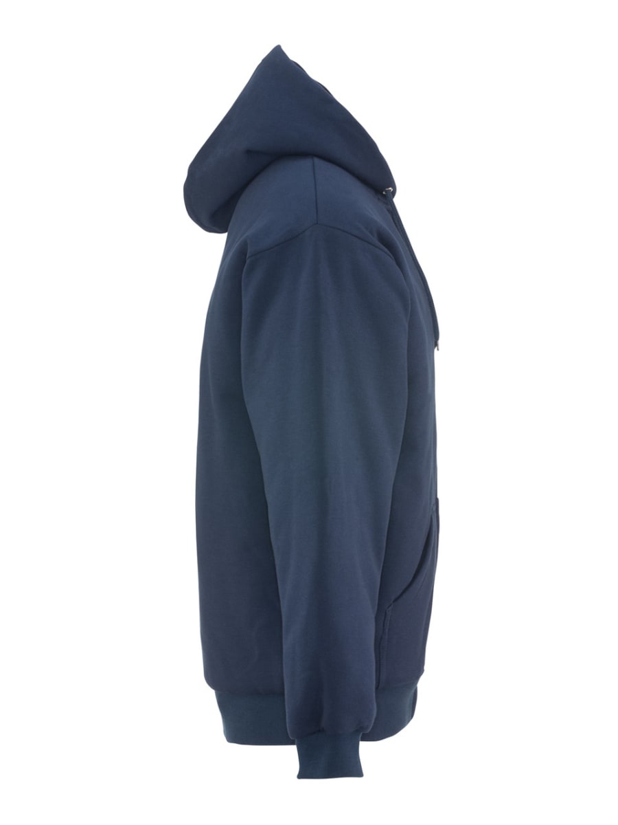 Insulated Quilted Sweatshirt - Navy