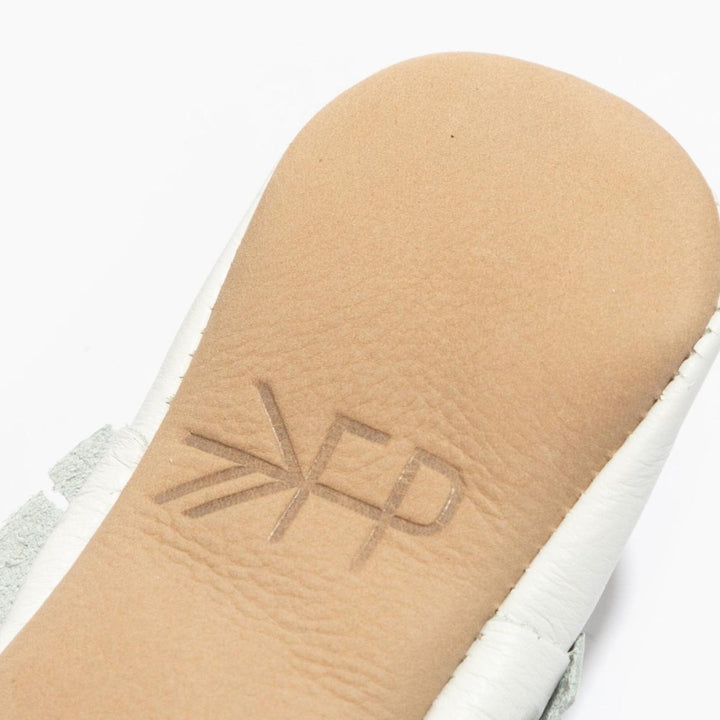 Toasted Bright White Moccasin Baby Shoe - ’Moccasin - Kids Adult’