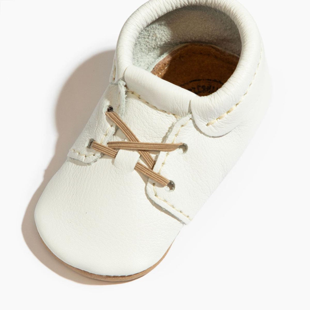 Toasted Bright White Oxford Baby Shoe - ’Bootie - Baby Kids Adult’