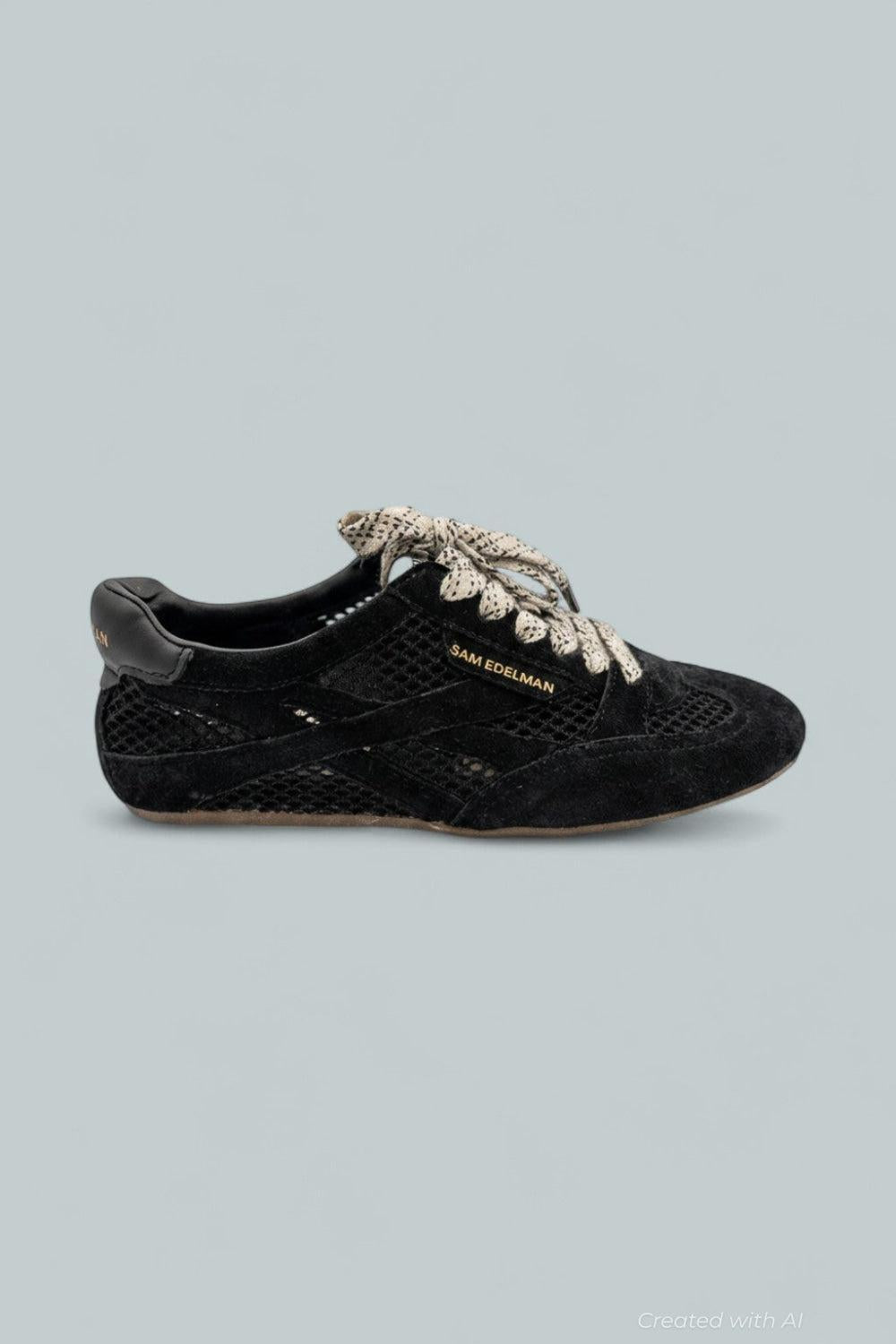 Tobi Lace Up Sneakers - Black - 5.5 - Sneaker