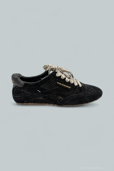 Tobi Lace Up Sneakers - Black - 5.5 - Sneaker