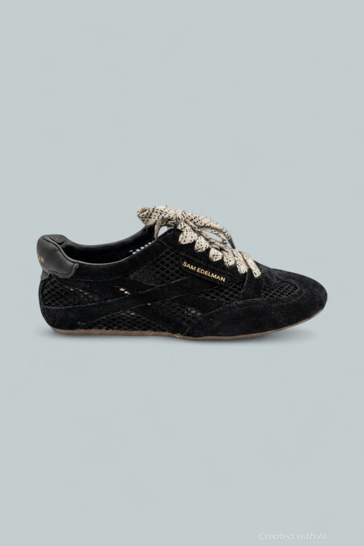 Tobi Lace Up Sneakers - Black - 5.5 - Sneaker