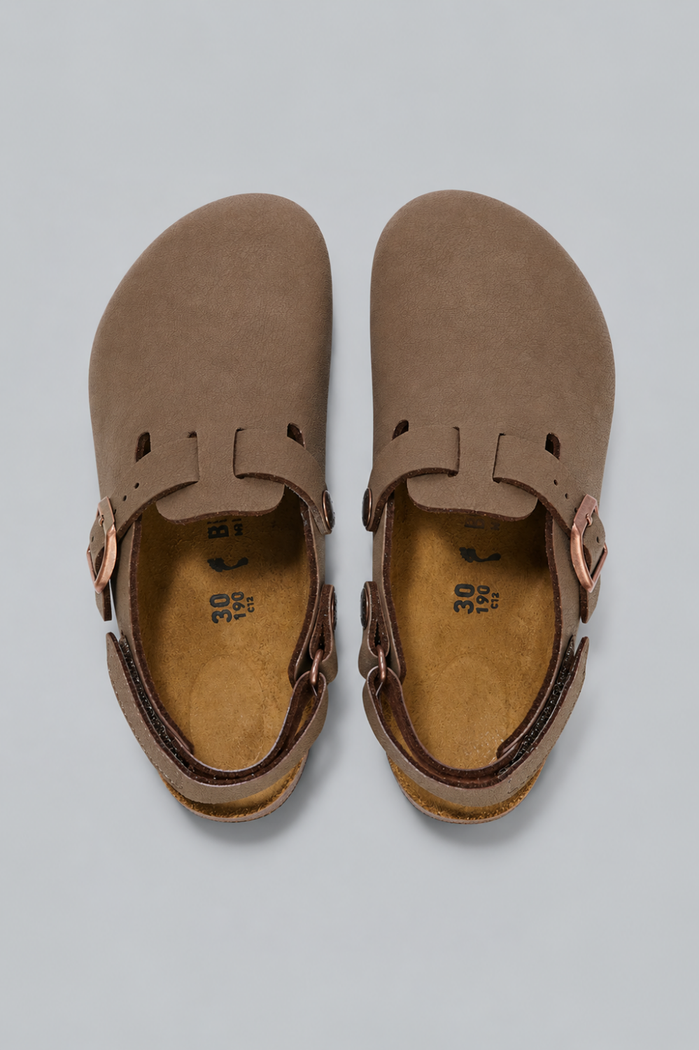 Toddler Tokio Birkibuc Clog Shoes - Mocha - 26 - Clog