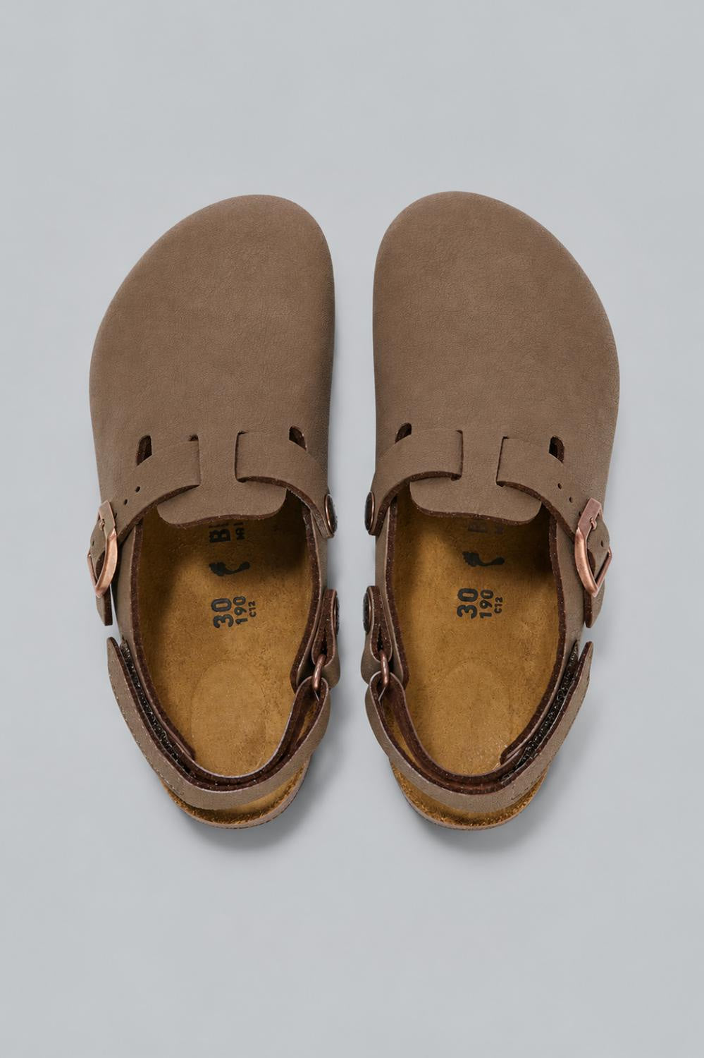 Toddler Tokio Birkibuc Clog Shoes - Mocha - 26 - Clog
