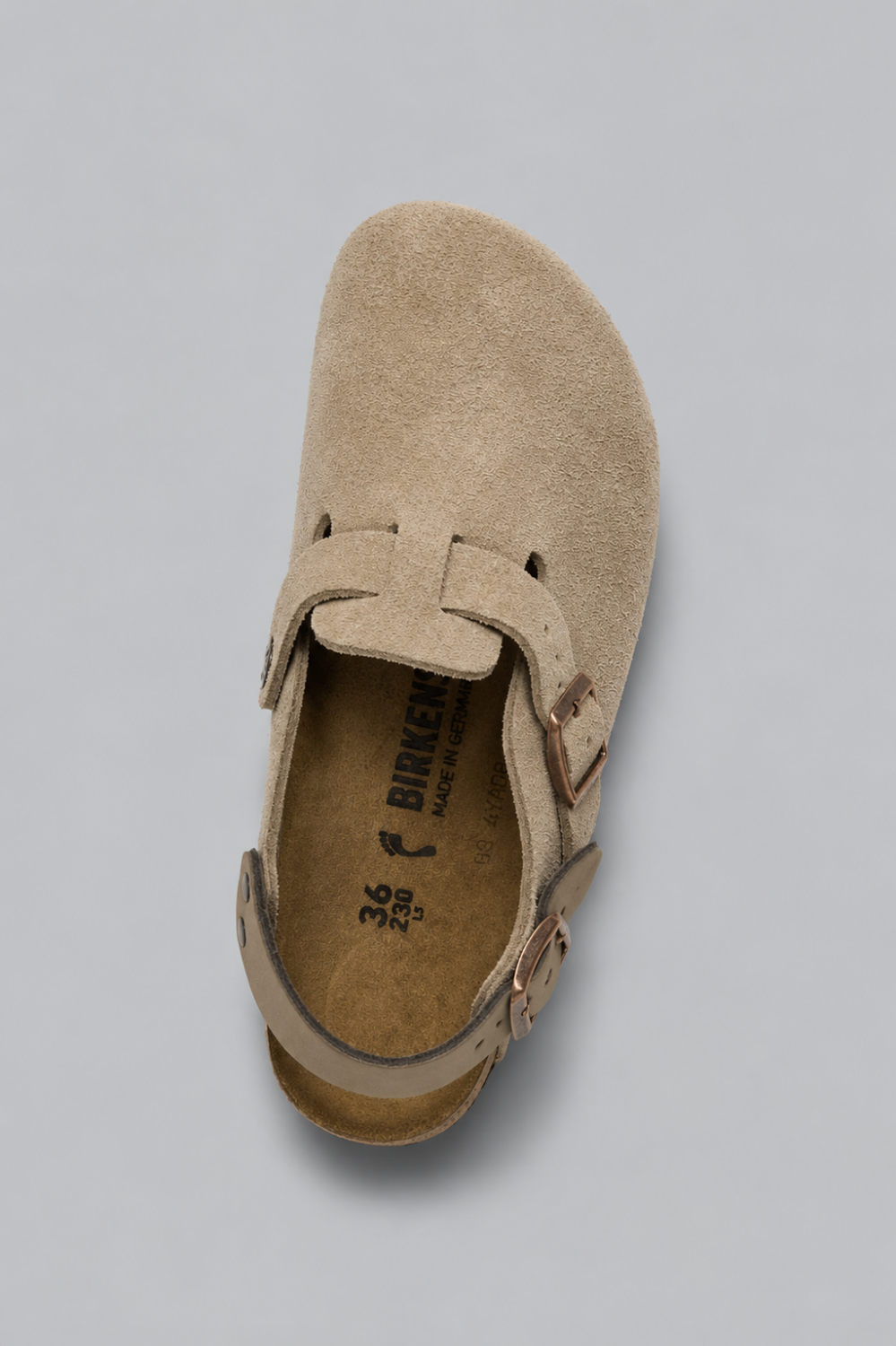 Tokio Suede Leather Clogs - Beige - 38 N - Clog