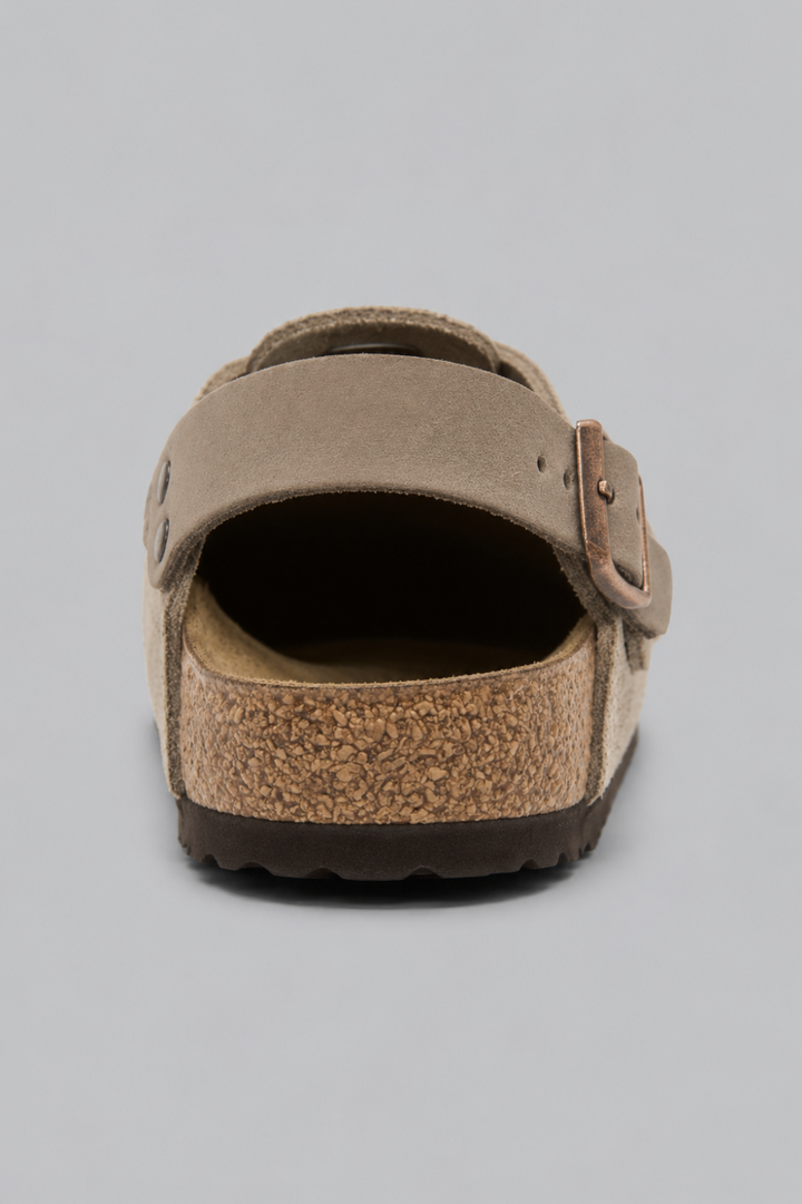 Tokio Suede Leather Clogs - Beige - 38 N - Clog