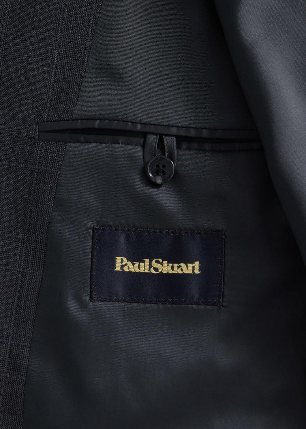 Tonal Plaid Super 130s Wool Suit - Mid Grey - Suit