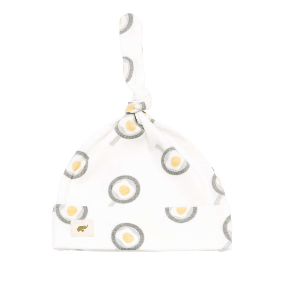 Top Knot Cap - Break an Egg - 0-6m - Knot Hat