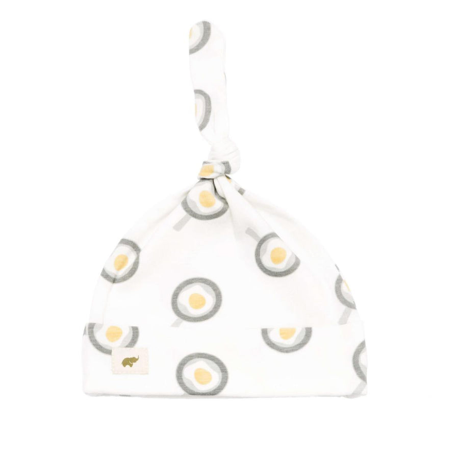 Top Knot Cap - Break an Egg - 0-6m - Knot Hat