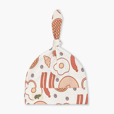 Top Knot Cap - Brunches of Fun - 0-6m - Knot Hat