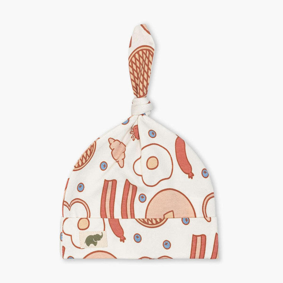 Top Knot Cap - Brunches of Fun - 0-6m - Knot Hat