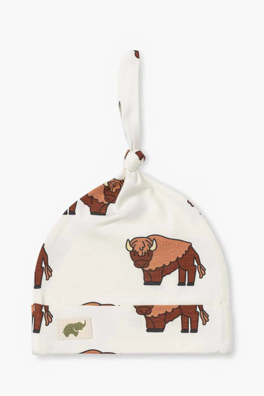 Top Knot Cap - Buffalo Besties - 0-6m - Knot Hat
