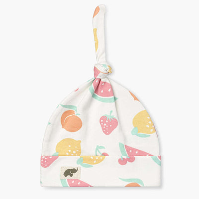 Top Knot Cap - Fruit Salad - 0-6m - Knot Hat