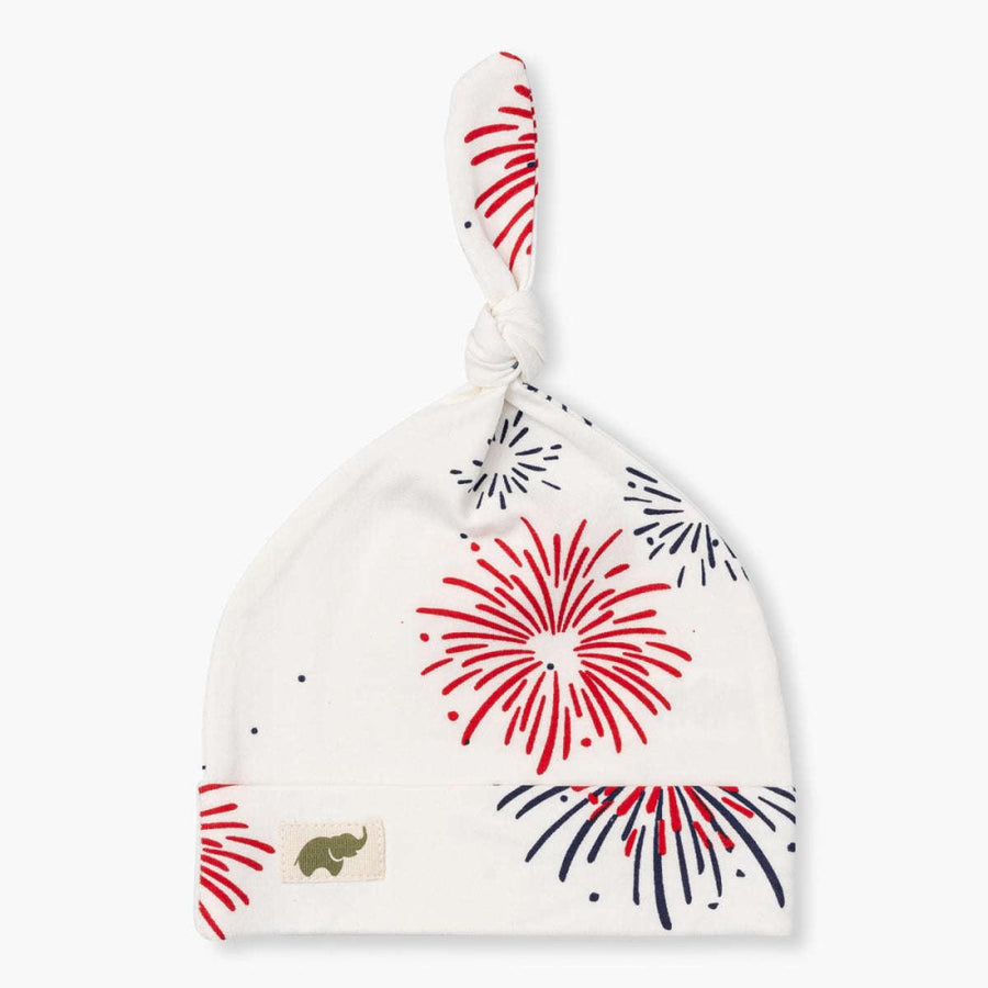 Top Knot Cap - Little Sparkler - 0-6m - Knot Hat
