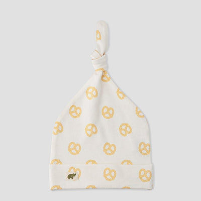 Top Knot Cap - Pretzel - 0-6m - Knot Hat
