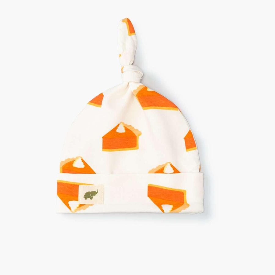 Top Knot Cap - Pumpkin Pie - 0-6m - Knot Hat