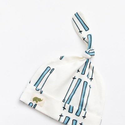 Top Knot Cap - Ski Season - 0-6m - Knot Hat