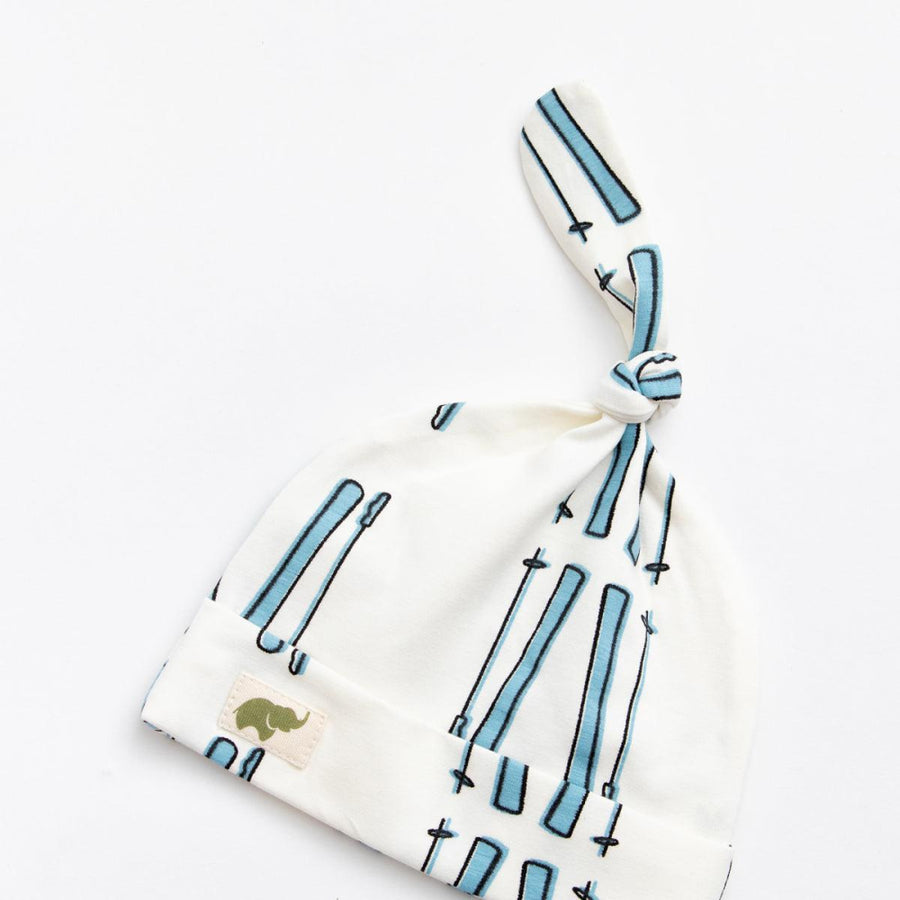 Top Knot Cap - Ski Season - 0-6m - Knot Hat