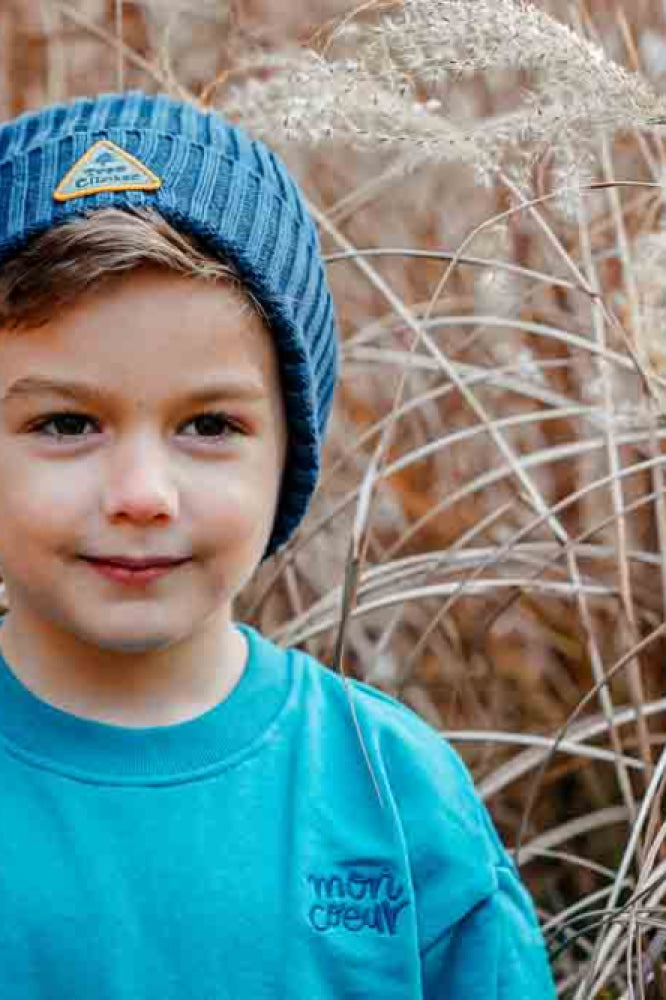 Tree Climber Beanie Hat - Navy - FINAL SALE - 6/12M - Beanie