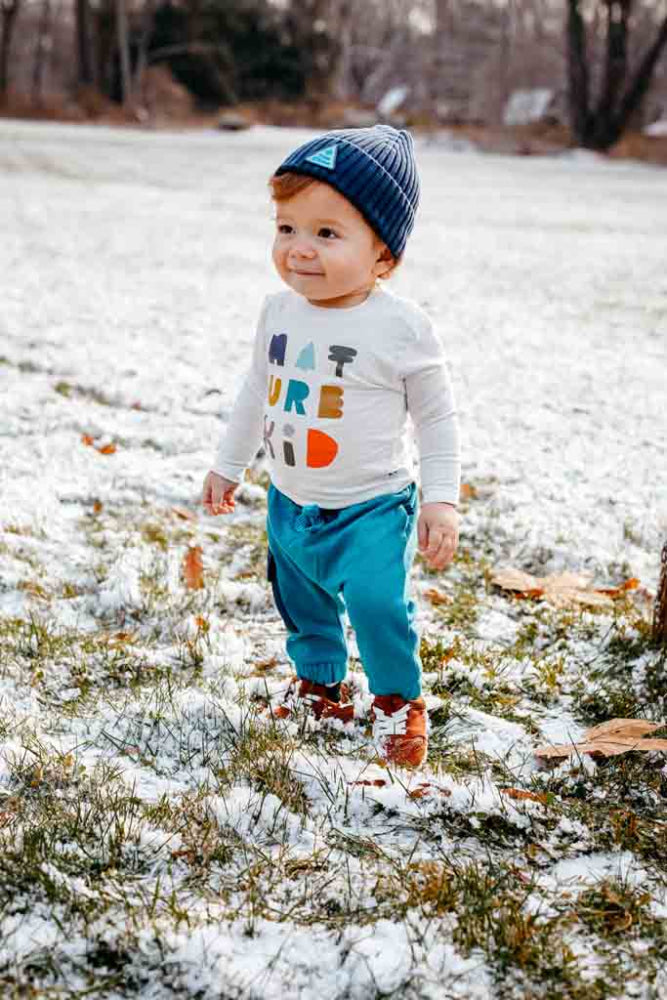 Tree Climber Beanie Hat - Navy - FINAL SALE - 6/12M - Beanie