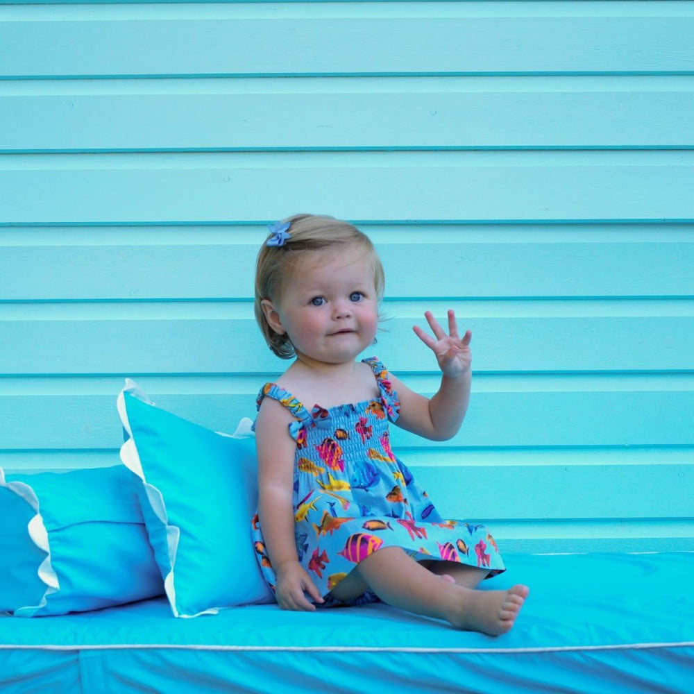 Tropical Fish Sundress & Bloomers - Dresses