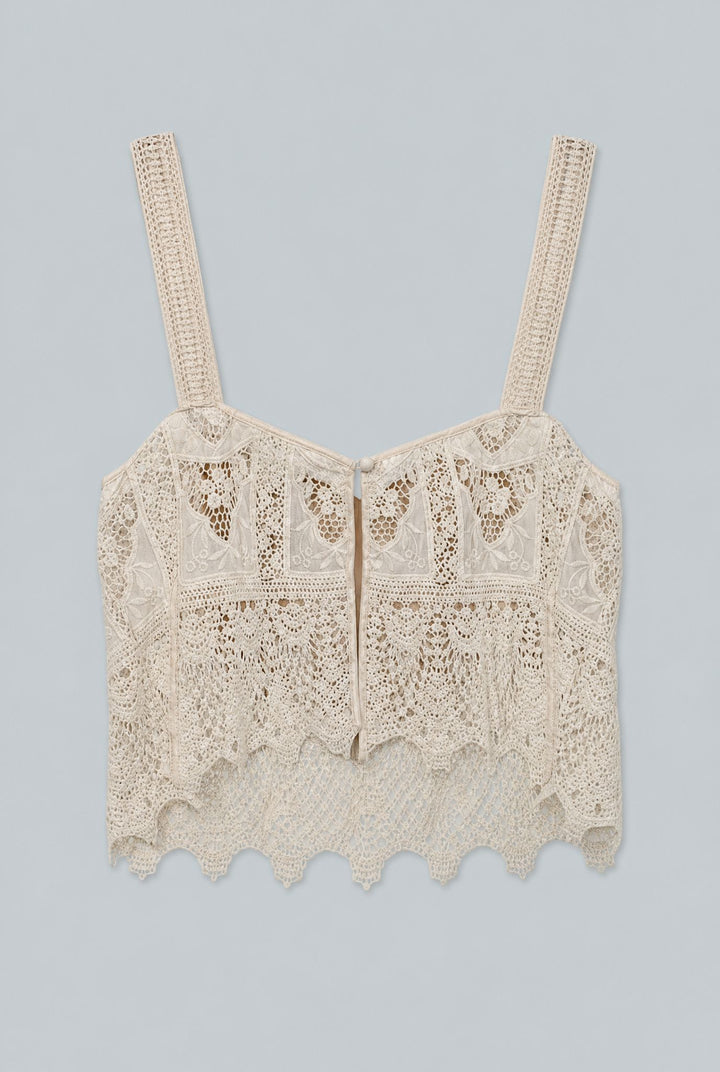 Casablanca Top - Ecru