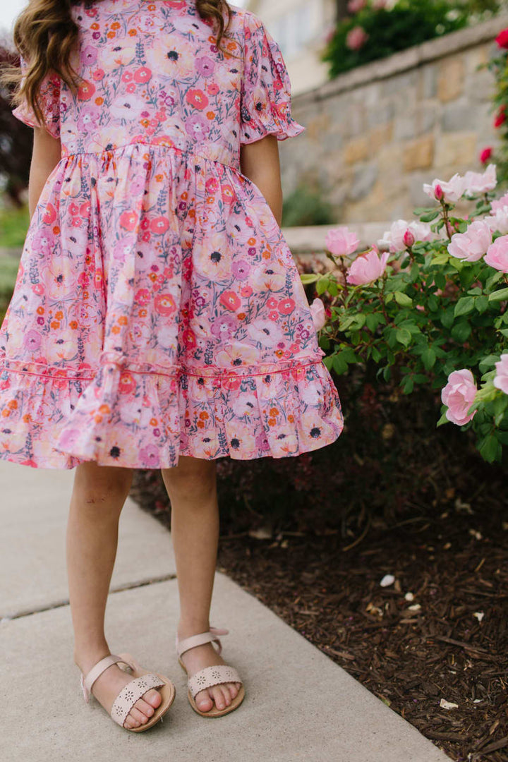 Aura Poplin Dress - Love Is Blooming