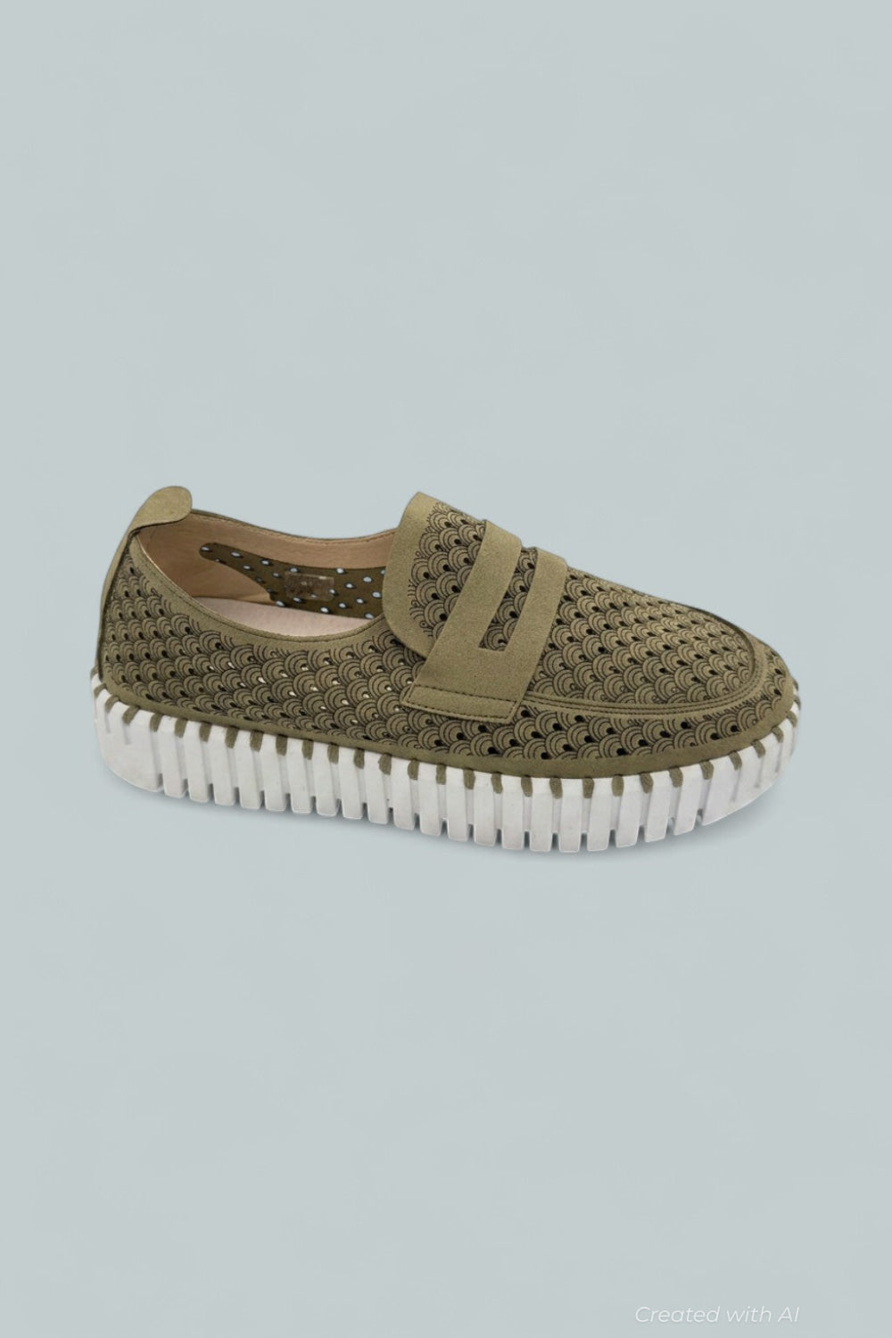 Tulip3899 Women’s Flat Shoes - Army - Loafers