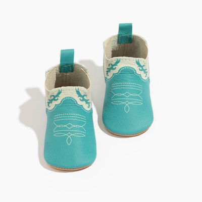 Turquoise Cowboy Chelsea Boot Baby Shoe - ’Boots - Baby Kids Teen Adult’