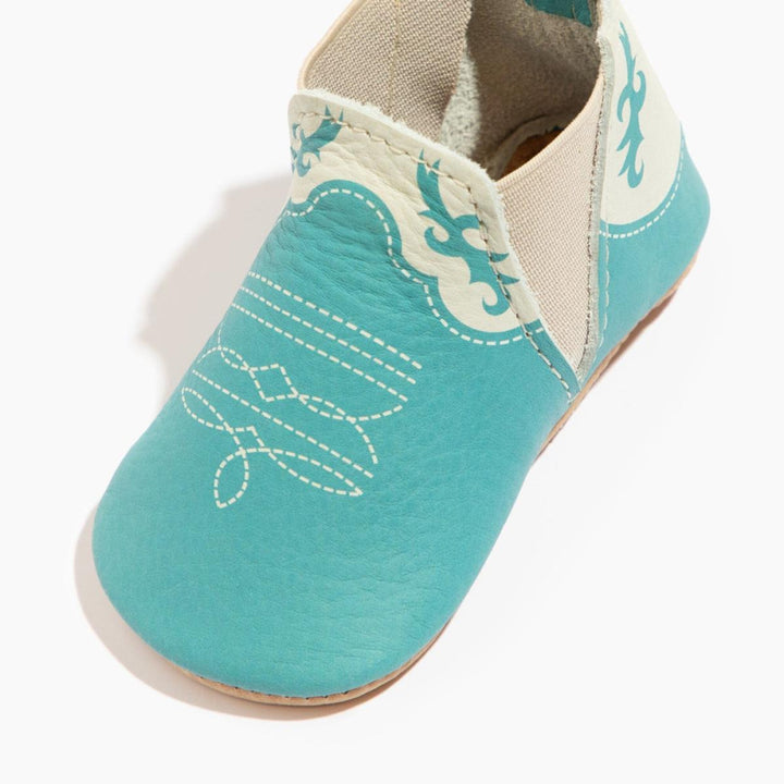 Turquoise Cowboy Chelsea Boot Baby Shoe - ’Boots - Baby Kids Teen Adult’