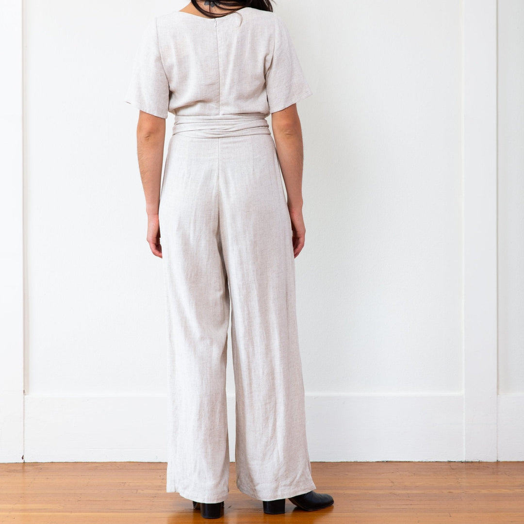 The Isabel Jumpsuit (Long) - Natural
