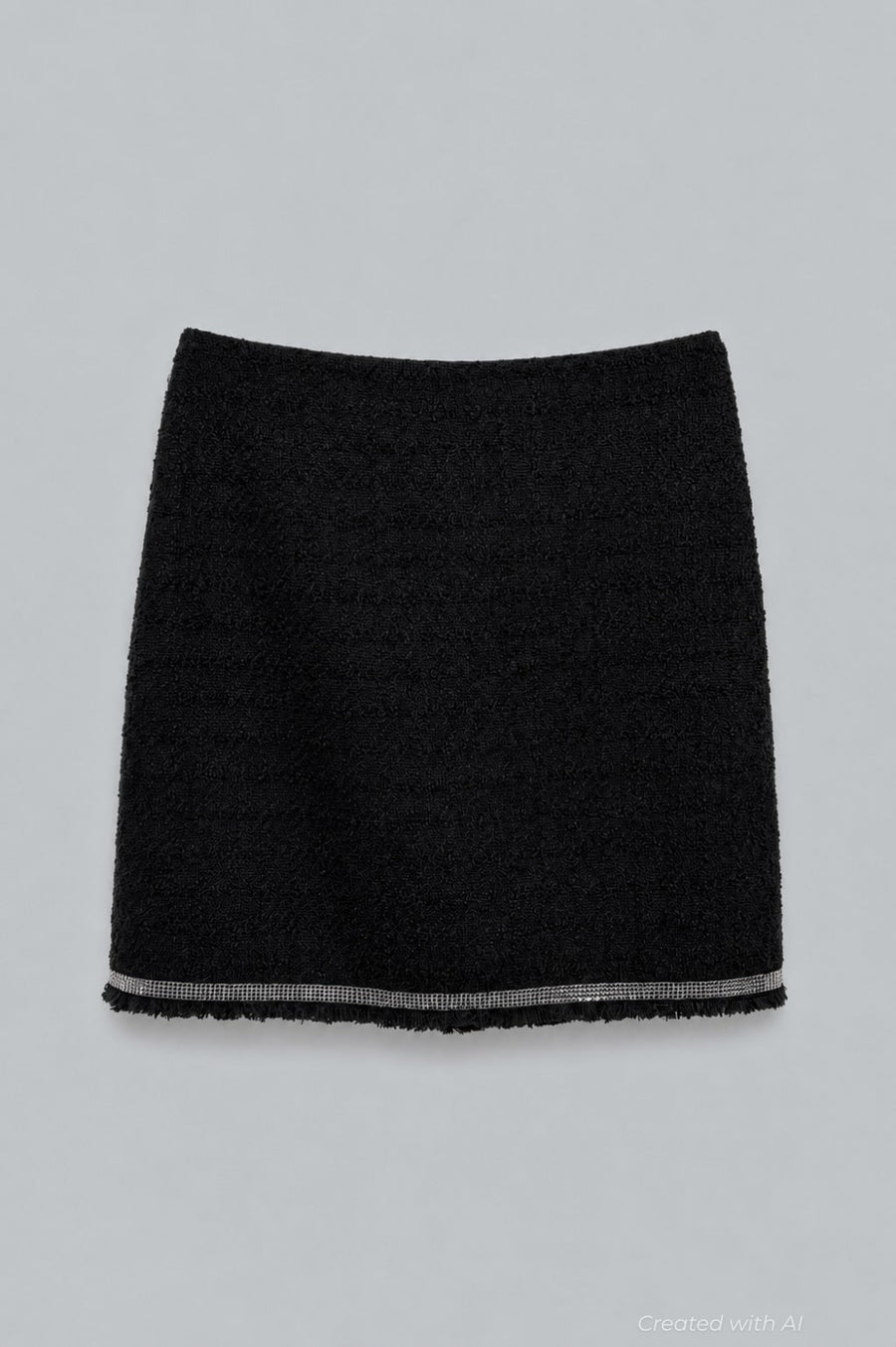 Tweed Mini Skirt - Black - IT 40 / US 4 / S - Skirt