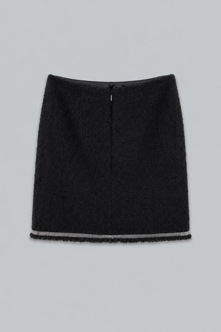 Tweed Mini Skirt - Black - IT 40 / US 4 / S - Skirt