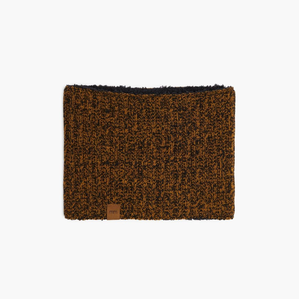 Tweed Neck Warmer - Melange Amber & Black - FINAL SALE - Scarf