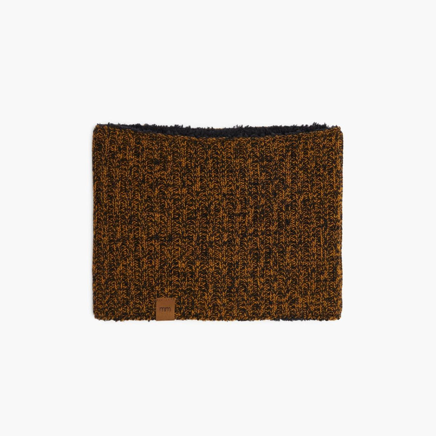Tweed Neck Warmer - Melange Amber & Black - FINAL SALE - Scarf