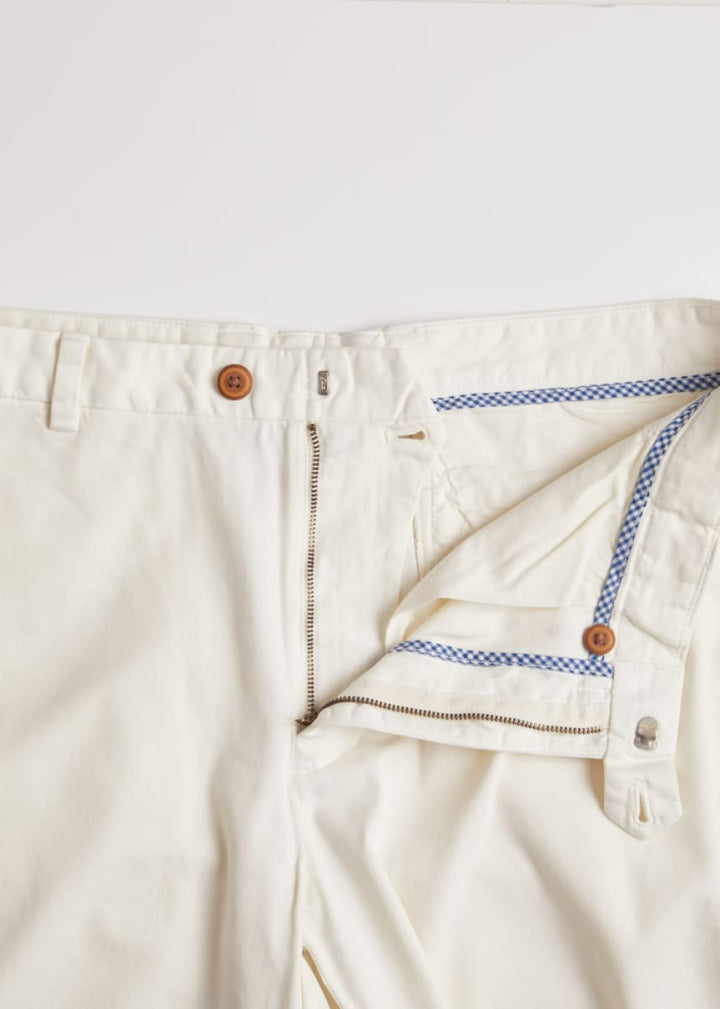 Twill Cotton Walk Short - Stone - Shorts