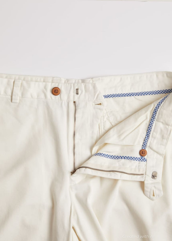 Twill Cotton Walk Short - Stone - Shorts