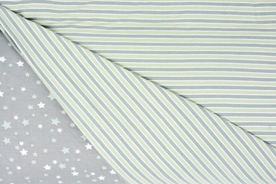 Twin Duvet Cover - Green Stars - OS - Duvet Cover