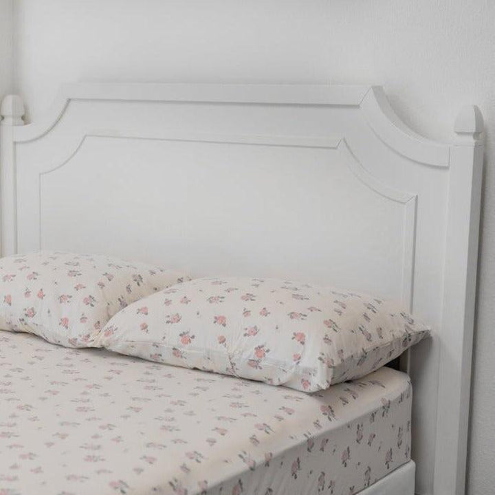Twin Duvet Cover - Roses White - OS - Duvet Cover