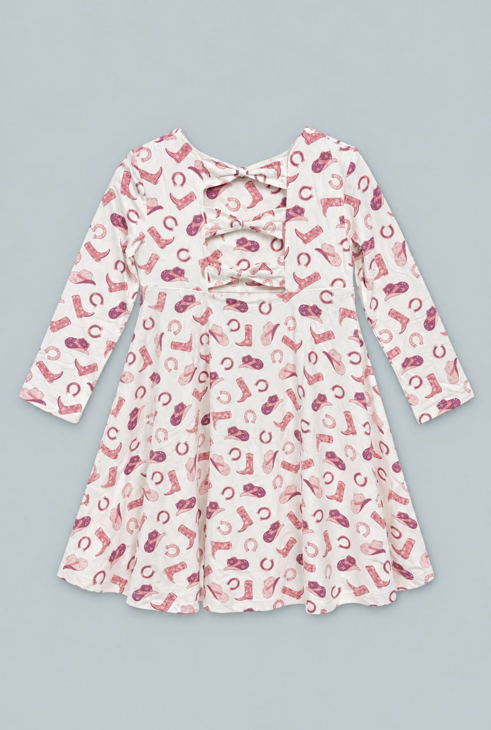 Twirly Bow Dress Cowgirl - Gwen - Dresses