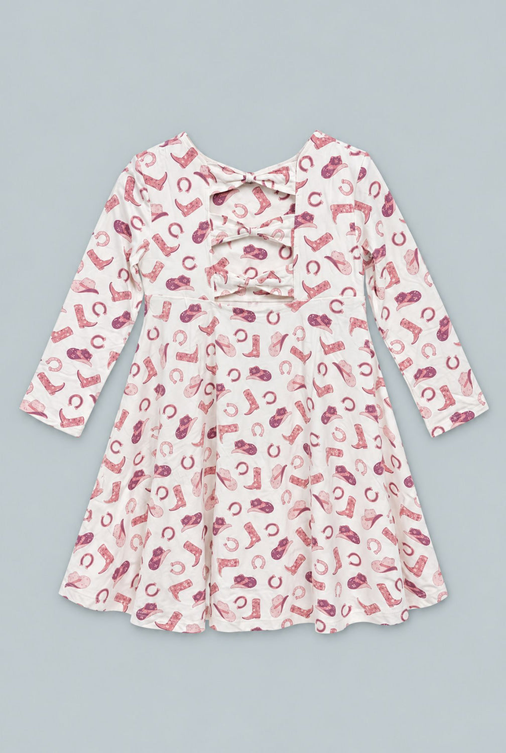 Twirly Bow Dress Cowgirl - Gwen - Dresses