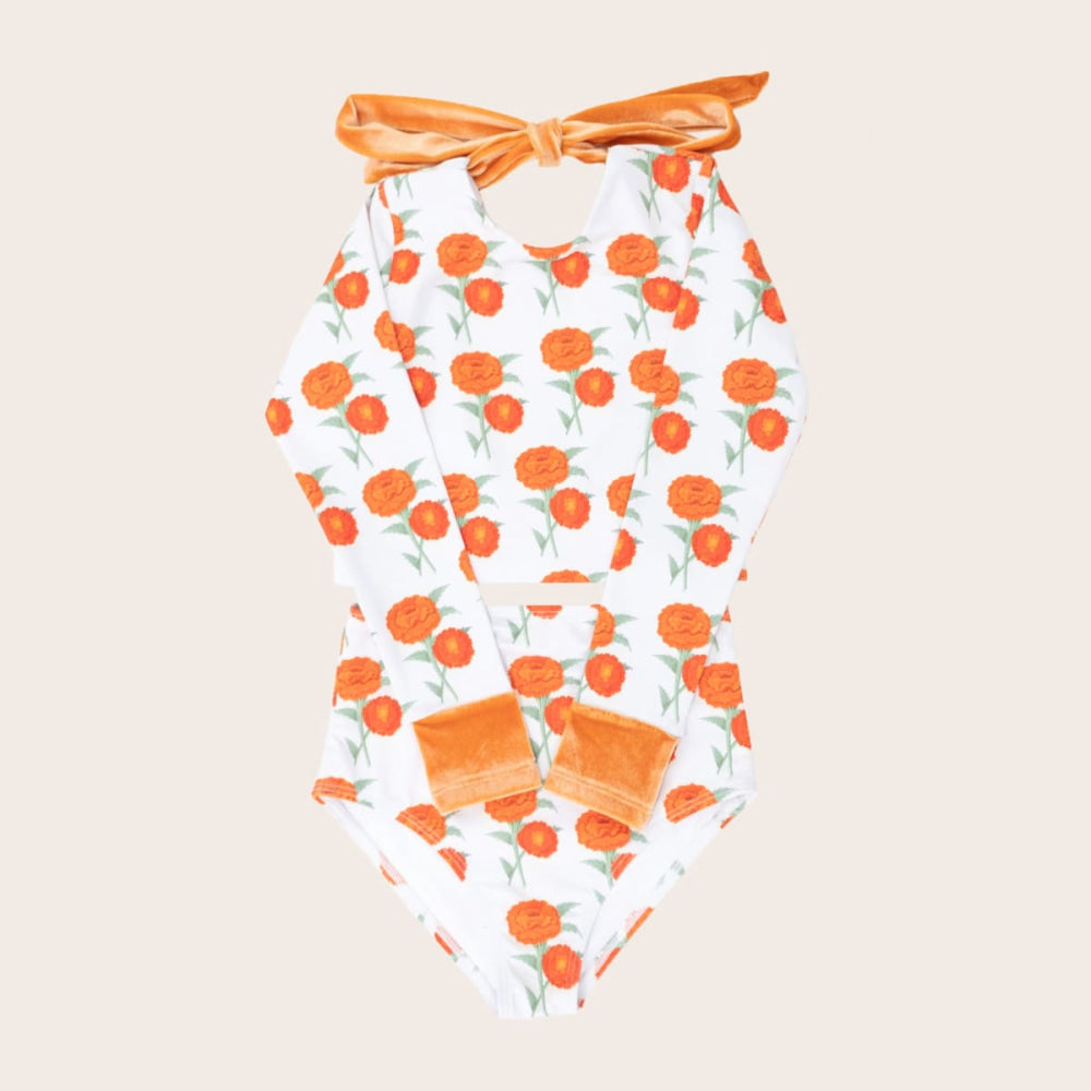 Two Piece Long Sleeve - Naples Floral - Two Piece Swim