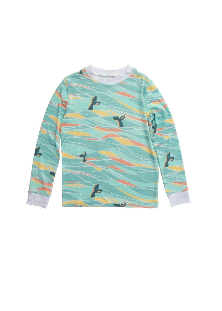 Two-Piece Pajama Set - Mermaid Sunset - Pajamas