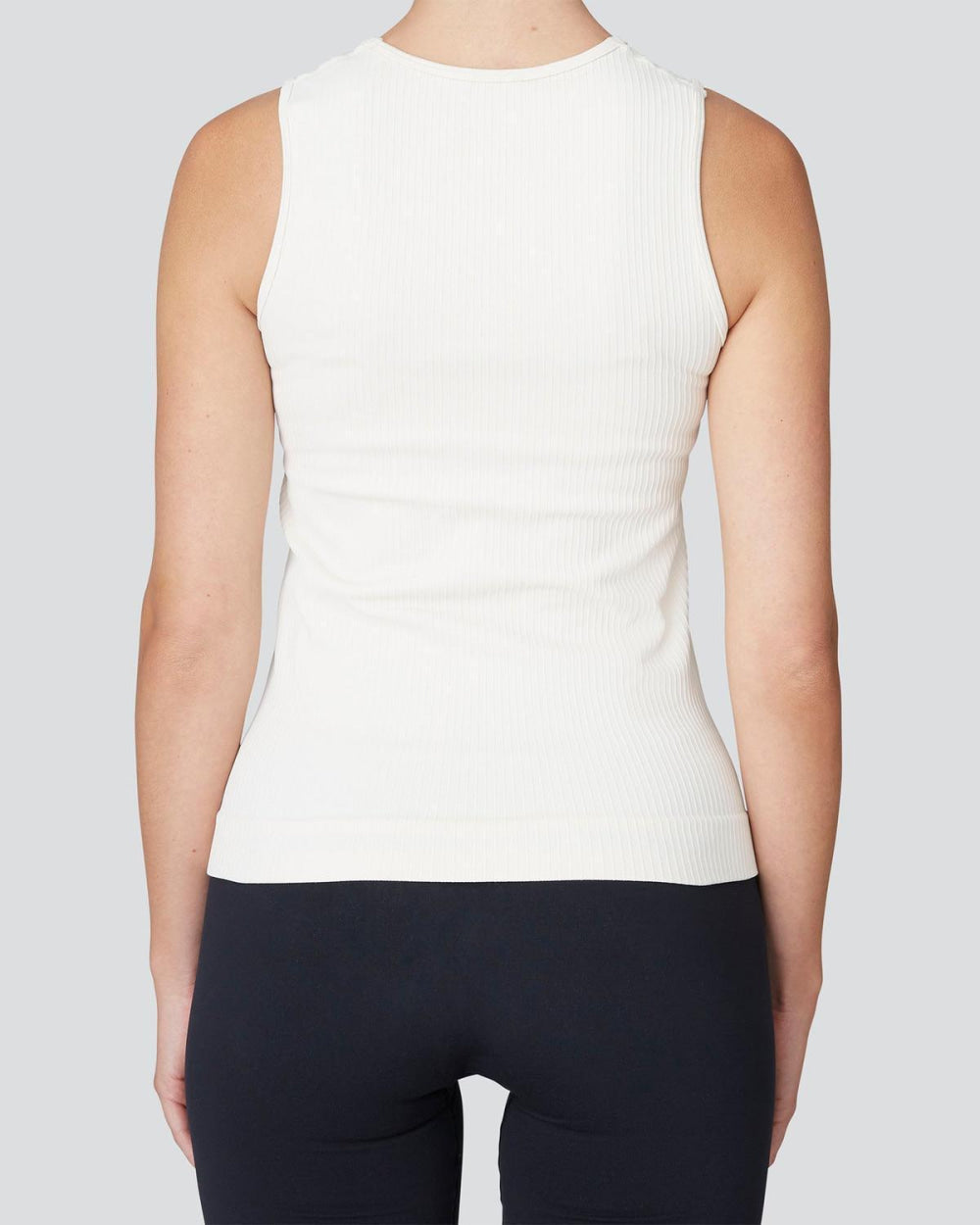 Tyra Top Rib Top - Vanilla - Tank Top