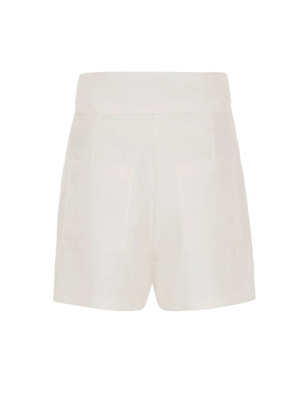 Embellished Shorts - Ecru