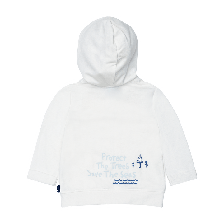 Protect The Trees Hoodie - White