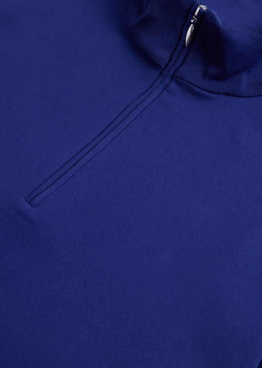 Interlock Cotton Jersey Pullover Vest - Royal Blue
